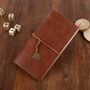 Classic High Quality Faux Leather Traveler's Journal 22x12cm