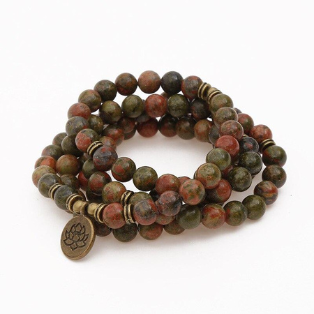 Natural Green Onyx Stone Beads Strand Bracelet & Necklace